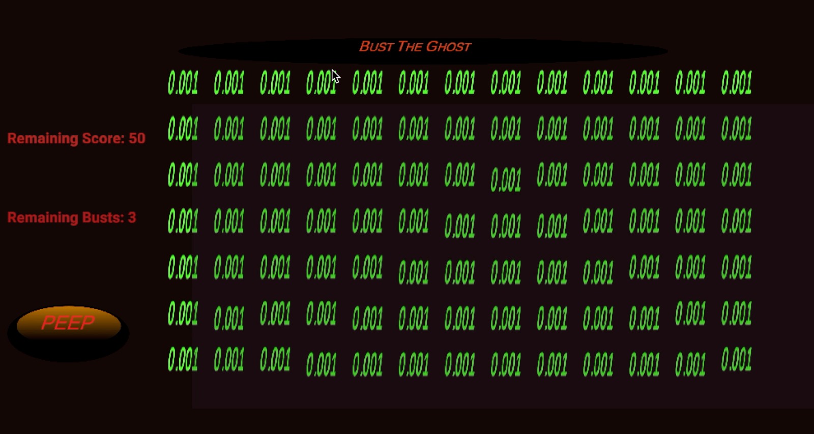 Bust The Ghost Unity 